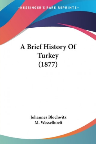 A Brief History Of Turkey (1877)