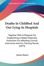 Deaths In Childbed And Our Lying-In Hospitals: Together With A Proposal For Establishing A Model Maternity Institution For Affording Clinical Instruct