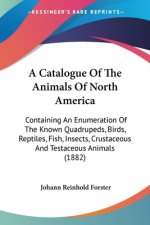 A Catalogue Of The Animals Of North America: Containing An Enumeration Of The Known Quadrupeds, Birds, Reptiles, Fish, Insects, Crustaceous And Testac