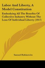 Labor And Liberty, A Model Constitution: Embodying All The Benefits Of Collective Industry Without The Loss Of Individual Liberty (1917)