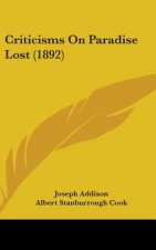 Criticisms on Paradise Lost (1892)