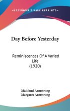 Day Before Yesterday: Reminiscences of a Varied Life (1920)