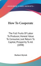 How To Cooperate: The Full Fruits Of Labor To Producer, Honest Value To Consumer, Just Return To Capital, Prosperity To All (1898)
