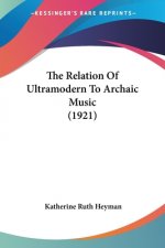 The Relation Of Ultramodern To Archaic Music (1921)