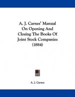 A. J. Carnes' Manual On Opening And Closing The Books Of Joint Stock Companies (1884)