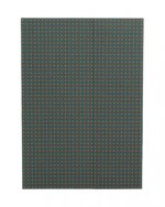 Paper Oh Circulo Grey on Orange A4 Unlined