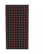 Paper Oh Quadro Black on Red B6.5 Lined