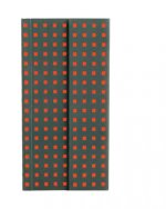 Paper Oh Quadro Grey on Orange B6.5 Lined