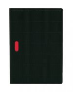 Paper Oh Cahier Ondulo Black / Black A5 Lined