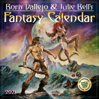 2021 Boris Vallejo & Julie Bells Fantasy Wall Calendar