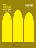 20 Services for the Church Organist