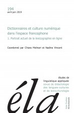 Etudes de Linguistique Appliquee - 2/2019: Dictionnaires Et Culture Numerique Dans l'Espace Francophone