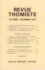 Revue Thomiste - 4/1997