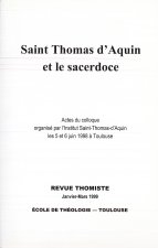 Revue Thomiste - 1/1999