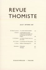 Revue Thomiste - 3/2009