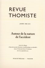Revue Thomiste - 1/2012