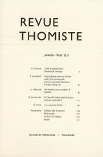 Revue Thomiste - 1/2013