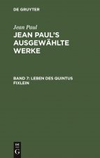 Leben Des Quintus Fixlein
