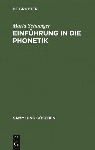 Einfuhrung in Die Phonetik