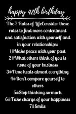 happy42th birthday The 7 Rules of Life