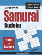 Large Print Samurai Sudoku