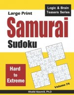 Large Print Samurai Sudoku
