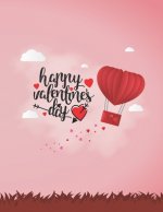 Happy Valentine's Day: Valentines and Inspirational Quotes Coloring Book for Adults