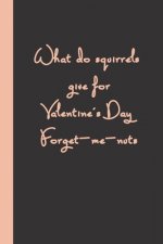 What do squirrels give for Valentine's Day Forget-me-nuts: Gift or Surprise Present for Adults cheerful saying for couples and lovers