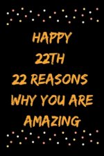 Happy 22th 22 Reasons Why You Are Amazing