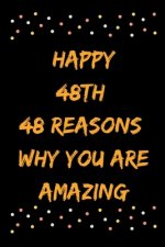 Happy 48th 48 Reasons Why You Are Amazing