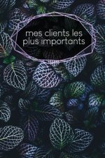 Mes clients les plus importants: carnet ? remplir - saisie des rendez-vous clients - résumé, A faire, infos clients - 120 pages - A5 - motif: Fiches