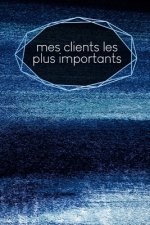 Mes clients les plus importants: carnet ? remplir - saisie des rendez-vous clients - résumé, A faire, infos clients - 120 pages - A5 - motif: Poudre b