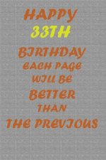 Happy 33th Birthday!