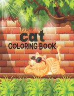Cat Coloring Book: A Cat Coloring Book for cat lovers, Ages 2-4, 4-8 (49 pages 8.5