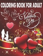 Coloring Book For Adult Valentine's Day: An Adult Coloring Book, Beautiful Romantic Heart Design and flower pattern Design Fun and Valentine's Day for