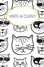 Visite ai clienti: Quaderno da completare per la registrazione delle conversazioni con i (nuovi) clienti - Design: Gatti freddi