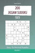 Jigsaw Sudoku - 200 Easy to Normal Puzzles 9x9 vol.9