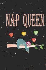 Nap Queen: Cute Sloth Daily For Kids To Write In.