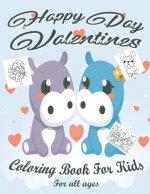 Valentine's Day Coloring Book for Kids: Lovely animals coloring books, Valentine's day coloring book, Baby books valentines day, Valentines day toddle