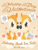 Valentine's Day Coloring Book for Kids: Lovely animals coloring books, Valentine's day coloring book, Baby books valentines day, Valentines day toddle