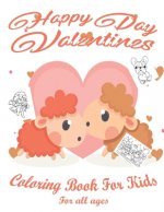 Valentine's Day Coloring Book for Kids: Lovely animals coloring books, Valentine's day coloring book, Baby books valentines day, Valentines day toddle