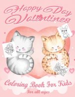 Valentine's Day Coloring Book for Kids: Lovely animals coloring books, Valentine's day coloring book, Baby books valentines day, Valentines day toddle