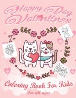 Valentine's Day Coloring Book for Kids: Lovely animals coloring books, Valentine's day coloring book, Baby books valentines day, Valentines day toddle