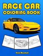 Race Car Coloring Book