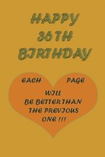 Happy 36Th Birthday: each page will be better than the previous one !!!