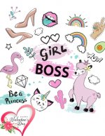 Girl Boss: valentines day books for kids - Activity book for kids that contains easy to advanced level fun Sudoku book for kids a