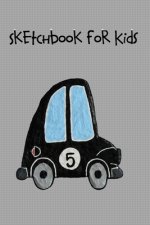Sketchbook for Kids: Black Car