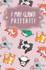 I miei clienti preferiti: Quaderno da completare per la registrazione delle conversazioni con i (nuovi) clienti - Design: Regno animale rosa