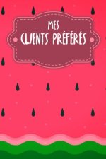 Mes clients préférés: Carnet ? compléter pour l'enregistrement des conversations avec les (nouveaux) clients - Motif: Past?que