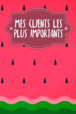 Mes clients les plus importants: Carnet ? compléter pour l'enregistrement des conversations avec les (nouveaux) clients - Motif: Past?que